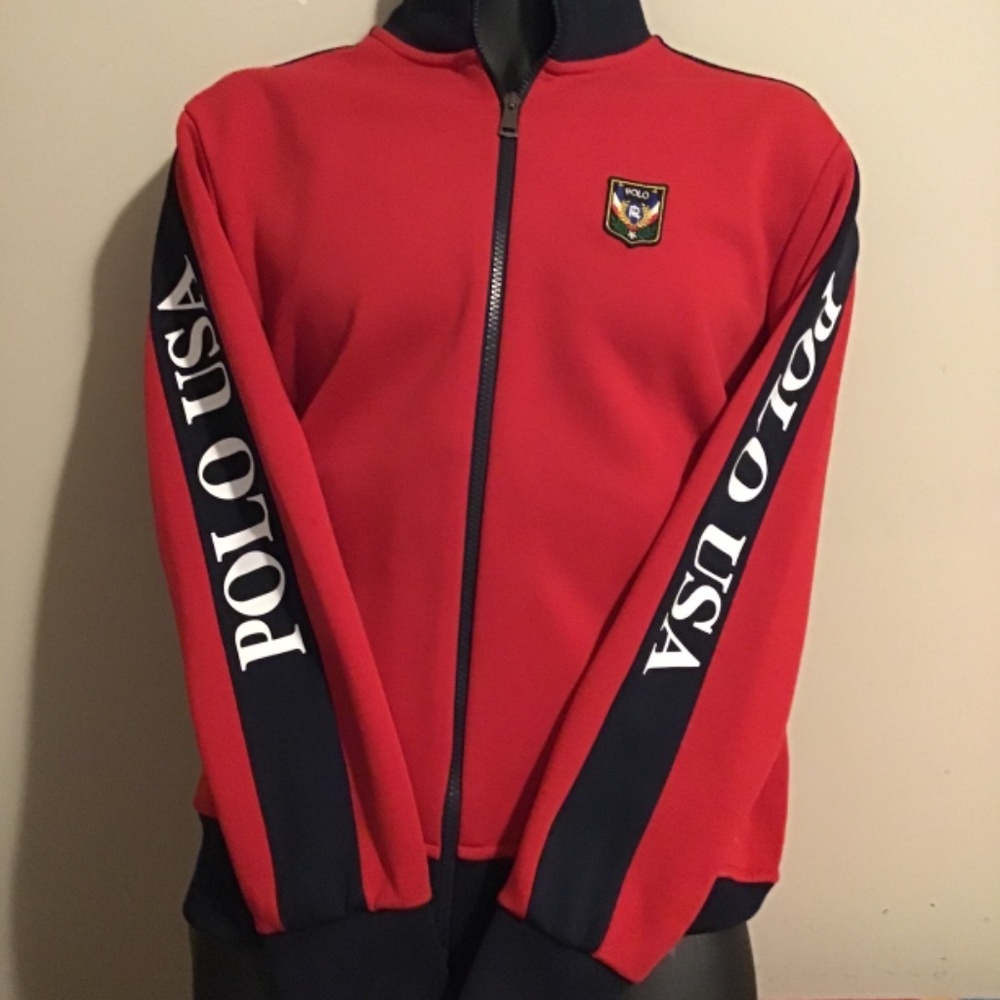 🔥#7, POLO, size S/P, zipper gets stuck at collar, in great cond. otherwise - Picture 4 of 10